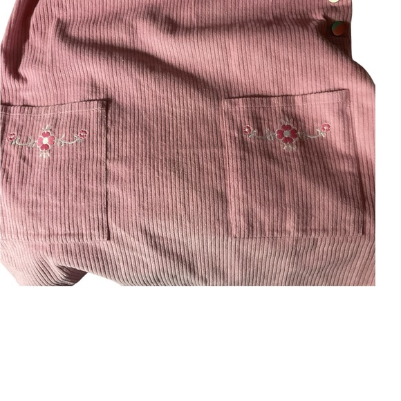 Sugar Thrillz Pink Corduroy Overall Dress - Picture 6 of 10